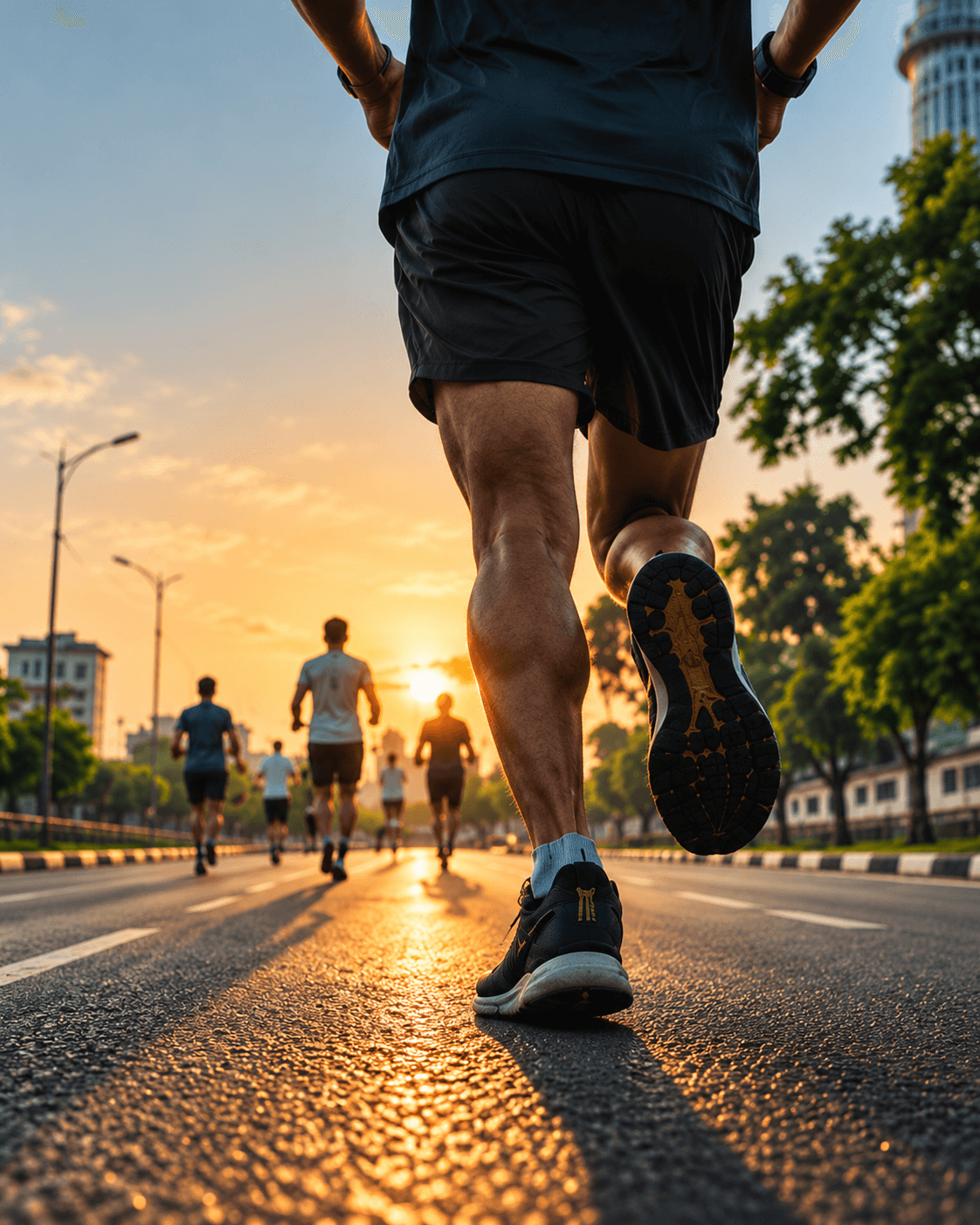 5 KM One Indore Run participants